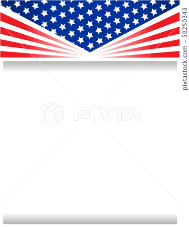 USA flag symbols decorative patriotic frame design template USA flag symbols decorative patriotic frame design template 59250343