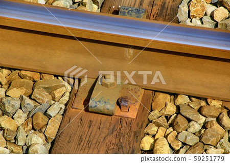Railroad <rails, sleepers, dog nails> Railroad <rails, sleepers, dog nails> 59251779