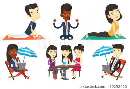 Vector set of sport characters. Vector set of sport characters. 59252420