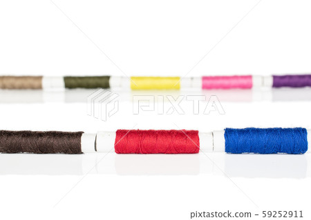 Sewing thread spool isolated on white Sewing thread spool isolated on white 59252911