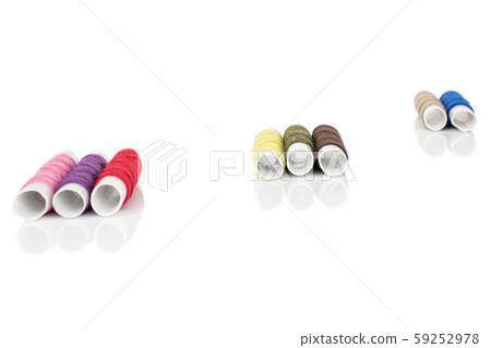 Sewing thread spool isolated on white Sewing thread spool isolated on white 59252978