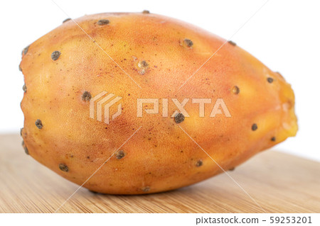 Green prickly pear isolated on white Green prickly pear isolated on white 59253201