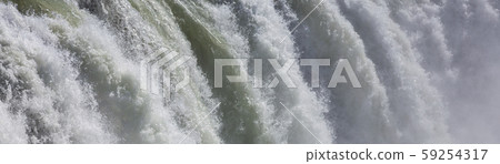 Close Up of Water on a Waterfall Close Up of Water on a Waterfall 59254317