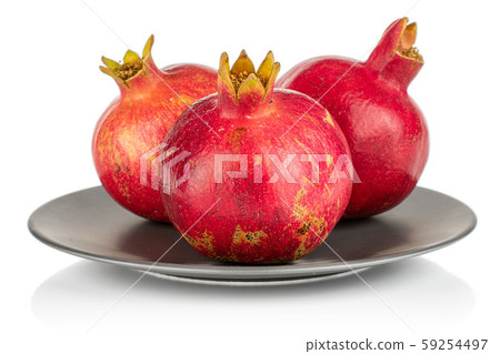 Fresh red pomergranate isolated on white 59254497
