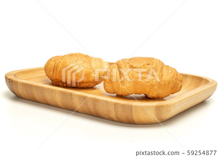 Fresh mini croissant isolated on white Fresh mini croissant isolated on white 59254877