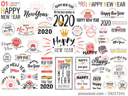 New Year's card design 2020_1 59257341