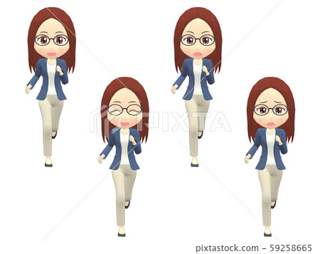 [Run] Female Casual Straight Front 59258665