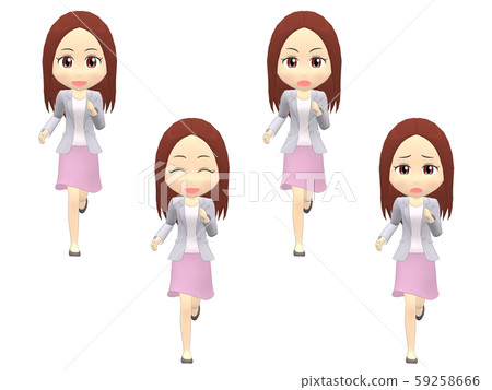[Run] Female Casual Straight Front 59258666