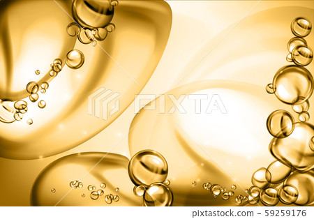 Gas and oil shapes and bubbles - vector illustration. 59259176