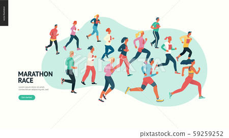 Marathon race group Marathon race group 59259252