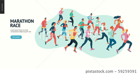 Marathon race group 59259391