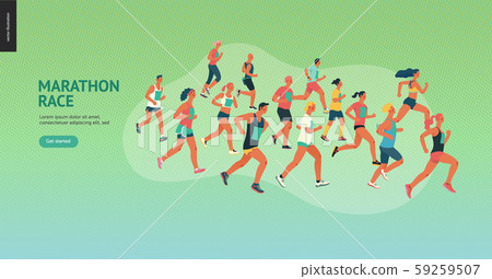 Marathon race group Marathon race group 59259507