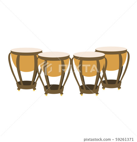 Timpani vector illustration orchestra brass band brass band music Timpani vector illustration orchestra brass band brass band music 59261371