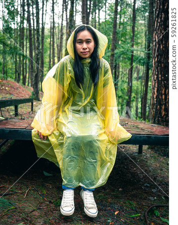 asian raincoat