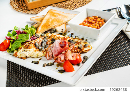 traditional breakfast in the cafe traditional breakfast in the cafe 59262488