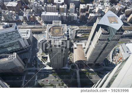 橫濱港未來櫻櫻町，2019，俯瞰摩天大樓的城市景觀 59263996