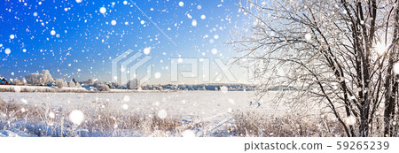 snowy winter landscape 59265239