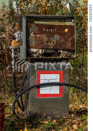 舊加油站加油機 59265855