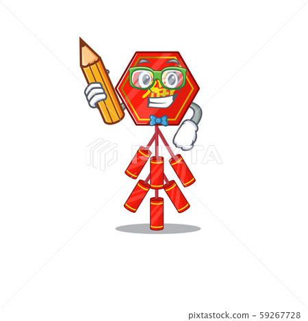 student holding pencilillustration character chinese firecracker cartoon shape student holding pencilillustration character chinese firecracker cartoon shape 59267728