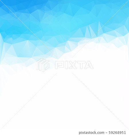 Blue Polygonal Mosaic Background, Creative Design 59268951