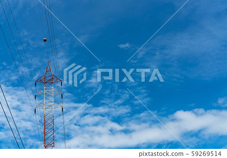 High voltage electric tower and transmission High voltage electric tower and transmission 59269514