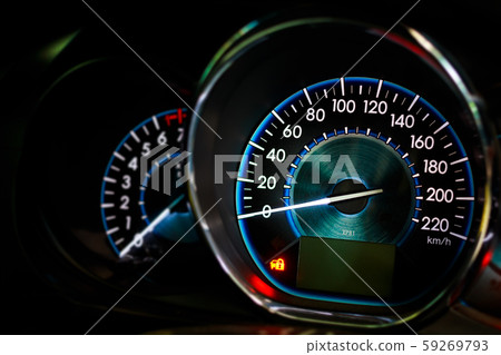 Illuminated car dashboard Illuminated car dashboard 59269793