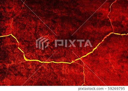 heat red cracked ground texture after eruption 59269795