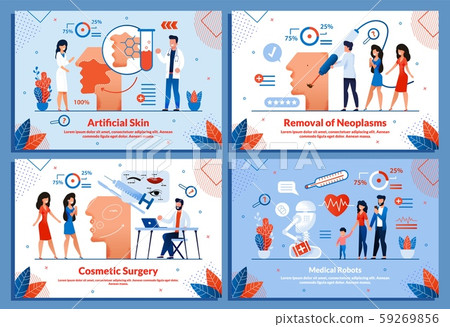 Smart Medicine Artificial Cosmetology Banner Set Smart Medicine Artificial Cosmetology Banner Set 59269856