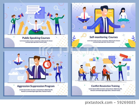 E-Learning Online Education for Businesspeople Set E-Learning Online Education for Businesspeople Set 59269885