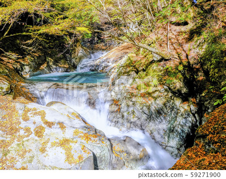 Autumn leaves and Mie Falls 3 Autumn leaves and Mie Falls 3 59271900