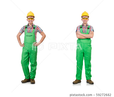 Industrial worker isolated on the white background 59272682