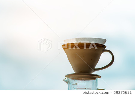 Barista brewing coffee, method pour over, drip 59275651