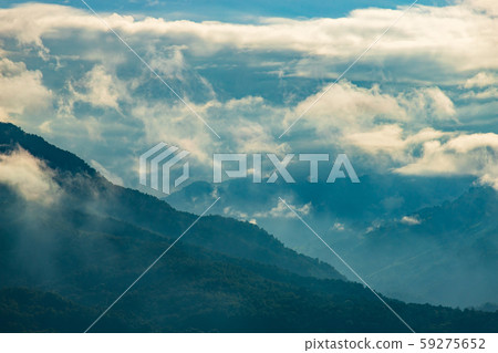 Beautiful summer landscape in the mountains with 59275652