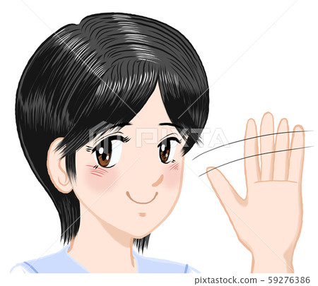 JK Yuna的日常生活假裝1無詞漿果短髮無髮夾 59276386