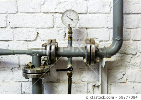 heating pipe with pressure gauge, valve and 59277084