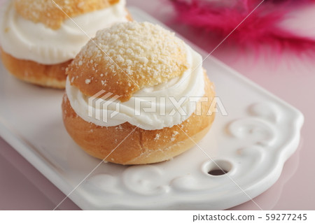 Fastelavn buns closeup 59277245