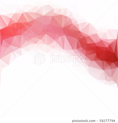 Red Polygonal Mosaic Background, Creative Design 59277794