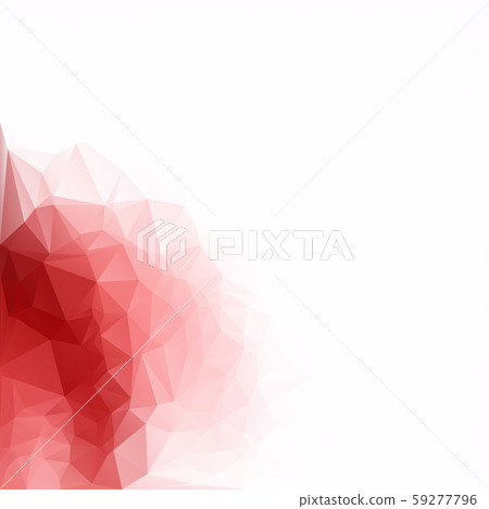 Red Polygonal Mosaic Background, Creative Design 59277796