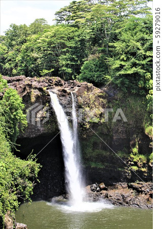 夏威夷島希洛彩虹瀑布 59279016