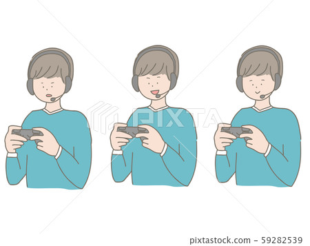  Boy playing games 59282539