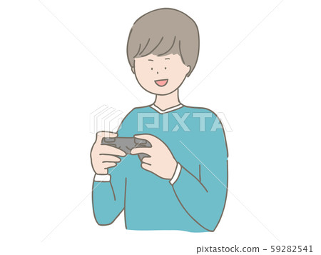  Boy playing games 59282541