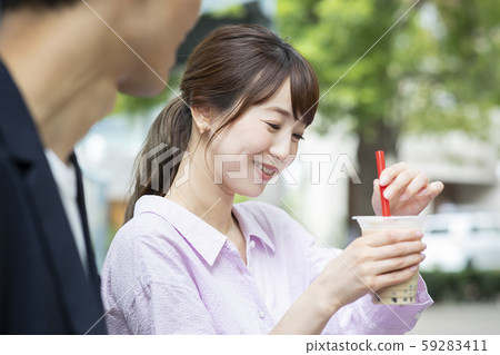 情侶約會日期木薯外賣 59283411