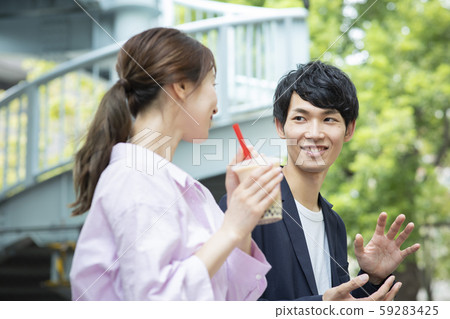 情侶約會日期木薯外賣 59283425