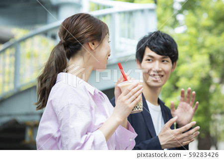 情侶約會日期木薯外賣 59283426