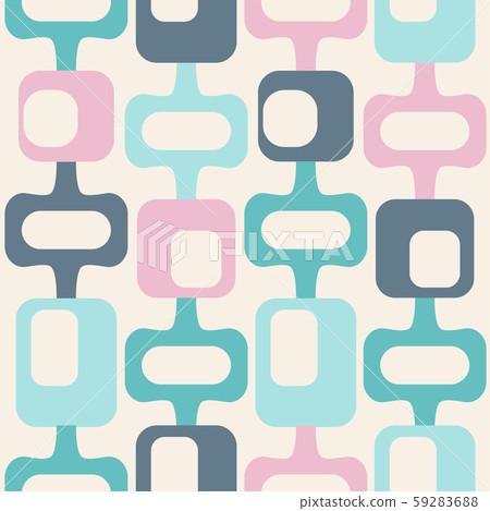 mid century style seamless pattern 59283688