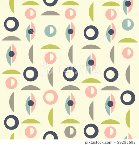 mid century style seamless pattern 59283692
