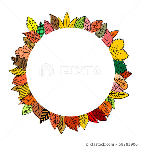 Hand drawn vector illustration - Laurels and wreaths. Design elements for invitations, greeting cards, quotes, blogs, posters and more. 59283906