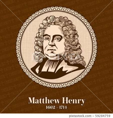 Matthew Henry (1662 – 1714) was a nonconformist minister and author, born in Wales. He is best known for the six-volume biblical commentary Exposition Matthew Henry (1662 – 1714) was a nonconformist minister and author, born in Wales. He is best known for the six-volume biblical commentary Exposition 59284759