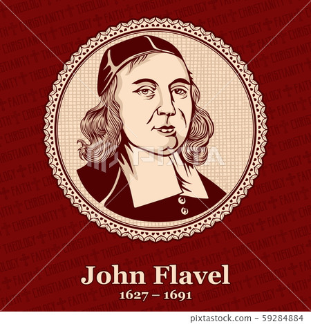 John Flavel (1627 – 1691) was an English Presbyterian clergyman, puritan, and author. John Flavel (1627 – 1691) was an English Presbyterian clergyman, puritan, and author. 59284884