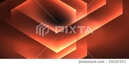Neon color hexagon shapes, lines on black background. Modern template for web backdrop design Neon color hexagon shapes, lines on black background. Modern template for web backdrop design 59285551